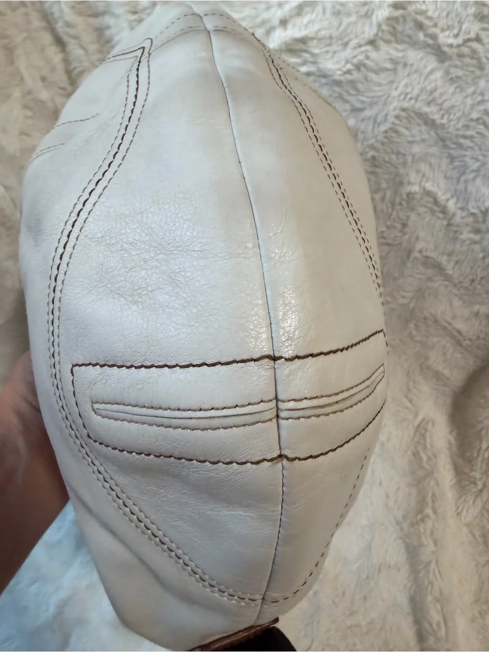 Coach cream leather